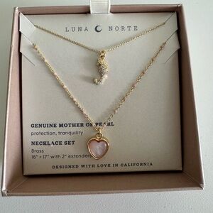 Luna Norte Two Row Necklace